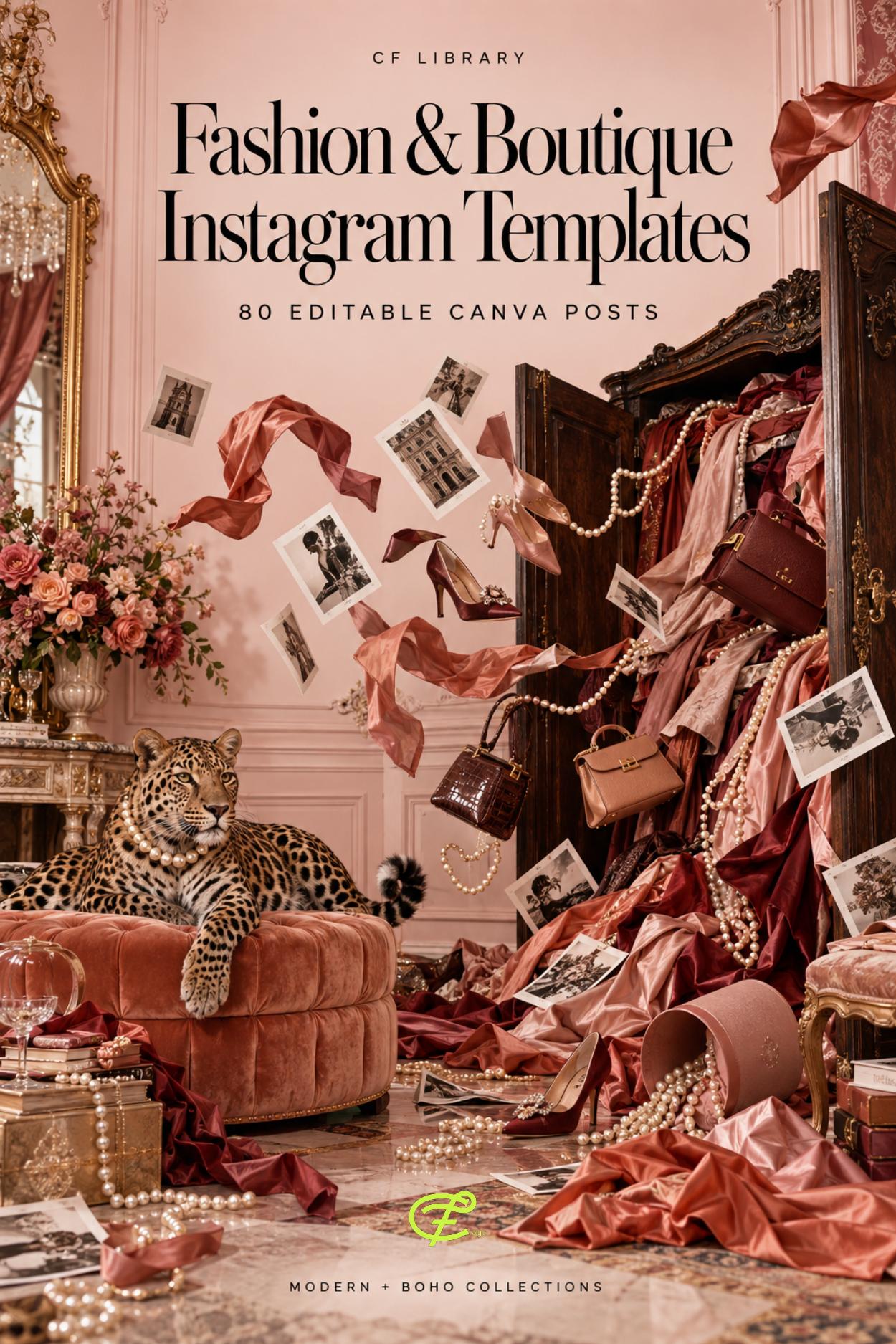 Cover artwork for Fashion & Boutique Instagram Templates