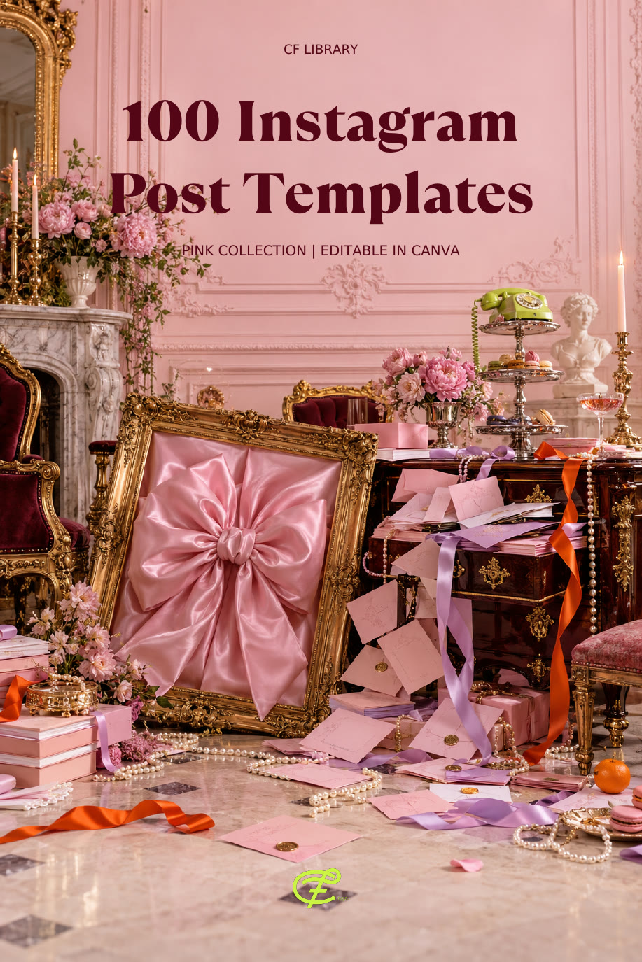 Cover artwork for 100 Instagram Post Templates